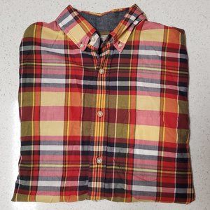 J. Crew Men's Button Down 100% Cotton Quality Woven Long Sleeve Shirt | Sz S